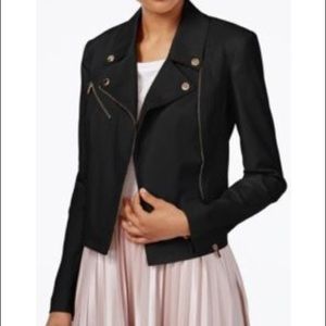 RACHEL Rachel Roy Black Moto Jacket